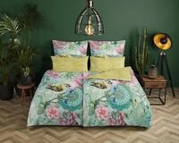 hip Wendebettw&auml;sche "XABINE" 2 Stk. Mako-Satin, 135x200, Rei&szlig;verschluss,...