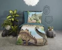 good morning Babybettw&auml;sche "Dino" 2 Stk. 100% Baumwolle, Renforc&eacute;,