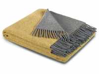 Plaid BIEDERLACK "Soft Impression" Wohndecken Gr. B/L: 150 cm x 200 cm, grau (ocker,