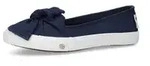 Ballerina DOCKERS BY GERLI, Damen, Gr. 43, blau (dunkelblau), Textil, Schuhe