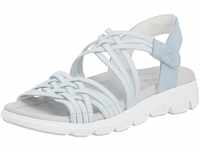 Sandale RIEKER EVOLUTION Gr. 36, blau (hellblau) Damen Schuhe Sandalen Sommerschuh,