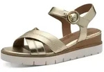 Tamaris Keilsandalette, Sommerschuh, Riemchensandale mit Ziern&auml;hten