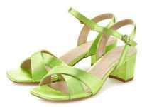Sandalette LASCANA Gr. 37, grün (hellgrün) Damen Schuhe Sandaletten Sandale,