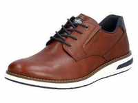 Sneaker RIEKER Gr. 47, bunt (braun, dunkelblau) Herren Schuhe Schnürhalbschuhe...