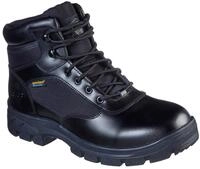 Berufsschuh SKECHERS "WASCANA - BENEN" Gr. 41, schwarz, 41, Leder, Schuhe, mit