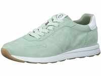 Sneaker TAMARIS Gr. 36, grün (mint, weiß) Damen Schuhe Sneaker mit Wechselfußbett,