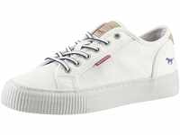 Slip-On Sneaker MUSTANG SHOES Gr. 36, weiß Damen Schuhe Sneaker Plateausneaker,