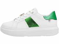 Plateausneaker RIEKER EVOLUTION Gr. 43, grün (weiß, grün) Damen Schuhe Sneaker mit