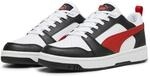 Sneaker PUMA "Rebound V6 Low Sneakers Erwachsene", Damen, Gr. 36, transparent (wei&szlig;