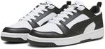 Sneaker PUMA "Rebound V6 Low Sneakers Erwachsene", Damen, Gr. 38, schwarz-wei&szlig;