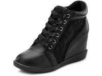 Sneaker LASCANA "Stiefelette" Gr. 41, schwarz Damen Schuhe Ankleboots Sneaker high