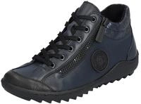 Schn&uuml;rboots REMONTE, Damen, Gr. 36, schwarz (dunkelblau, schwarz), Leder,