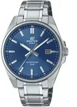 Quarzuhr CASIO EDIFICE, silber (blau, edelstahlfarben), Armbanduhren, Herren,