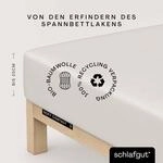 Schlafgut Spannbettlaken "Soft Contact" 100% Bio Baumwolle