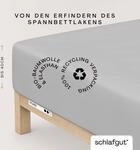 Schlafgut Spannbettlaken "PURE BOXSPRING Bio-Baumwolle mit Elasthan, 170 g/m&sup2;,