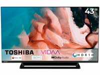 E (A bis G) TOSHIBA LED-Fernseher Fernseher schwarz LED Fernseher