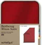 Schlafgut Bettbezug "Premium Woven Satin, 100% Baumwolle, Fadendichte 300TC"