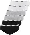 Panty PUMA "Panty 6er Pack", Damen, Gr. XS, bunt (grau, wei&szlig;, schwarz),