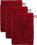 M&ouml;ve Waschhandschuh "Superwuschel" Waschhandschuh Set mit Bord&uuml;re, 100% Premium