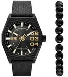 Quarzuhr DIESEL "SCRAPER", schwarz, Armbanduhren, Herren, Quarzuhr, Armbanduhr,