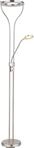 GLOBO LIGHTING LED Deckenfluter "EBRO", silber (verchromt), 1 Stk., Leuchten,