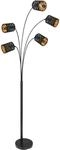 GLOBO LIGHTING Stehlampe "CLARKE", schwarz (schwarz matt), 1 Stk., Leuchten,