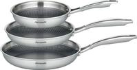 Hanseatic Pfannen-Set "hanseatic" Edelstahl Set, je 1x Pfanne &Oslash; 20 cm - 1,2 l, &Oslash; 24