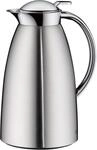 Isolierkanne ALFI "GUSTO, mit Hartglaseinsatz", silber (stainless steel mat),