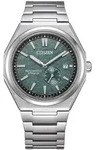 Automatikuhr CITIZEN, silber (titansilberfarben, gr&uuml;n), Armbanduhren, Damen,