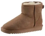 Schlupfboots ARA "Alaska Classic Short", Damen, Gr. 38, braun (cognac classic short),
