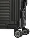 travelite Hartschalen-Trolley "NEXT Trunk Reisekoffer Aluminium" 39 l 4 Rollen
