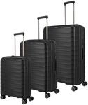 travelite Trolleyset "MOOBY 3-teilig Reisekoffer Hartschale" mit TSA-Schloss und