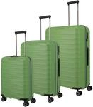 travelite Trolleyset "MOOBY 3-teilig Reisekoffer Hartschale" mit TSA-Schloss und