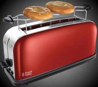 RUSSELL HOBBS Toaster "Colours Plus+ Flame Red 21391-56" 1 langer Schlitz 1000 W