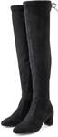 LASCANA Overkneestiefel "Slouchy Boots, Langschaft Stiefel, Schlupf-Boot," aus