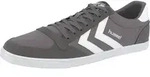 Sneaker HUMMEL "Slimmer Stadil Canvas Low", Gr. 48, grau, Textil, Veloursleder,
