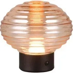 REALITY LEUCHTEN LED Tischleuchte "EARL", schwarz (amber schwarz), 1, &Oslash; 15,5cm H: