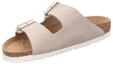 Pantolette ROHDE "Rohde Pantoletten Veloursleder", Damen, Gr. 36, beige (elfenbein),