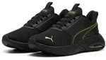 Sneaker PUMA "X-CELL NOVA FS", Damen, Gr. 45, schwarz (puma schwarz, gold),...