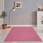 THEKO Teppich "Happy Cotton Fleckerl, handgewebt" rechteckig 5 mm H&ouml;he Flachgewebe,