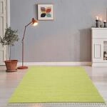 THEKO Teppich "Happy Cotton Fleckerl, handgewebt" rechteckig 5 mm H&ouml;he Flachgewebe,
