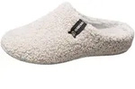 Pantoffel VERBENAS "YORK GALES", Damen, Gr. 37, beige (hellgrau), Textil,...