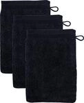 M&ouml;ve Waschhandschuh "Superwuschel" Waschhandschuh Set mit Bord&uuml;re, 100% Premium