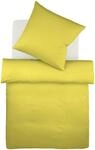 Bettw&auml;sche FLEURESSE "Colours in 135x200, 155x220 oder 200x200 cm", gr&uuml;n