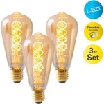 N&Auml;VE LED-Leuchtmittel "Dilly", Energieeffizienz: G (A-G), gelb (amber), L:14,6cm