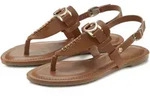 Zehentrenner VIVANCE "Sommerschuh", Damen, Gr. 41, braun (camelfarben),...