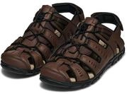 Geox Sandale "UOMO SANDAL STRADA C", Sommerschuh, Klettschuh, Outdoorsandale, mit
