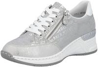 Rieker Sneaker mit Lettern bedruckt, Freizeitschuh, Halbschuh, Schn&uuml;rschuh
