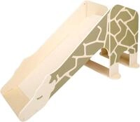 Indoor-Rutsche SMALL FOOT "Wildlife Giraffe", beige (natur), Rutschen, KinderB:75cm