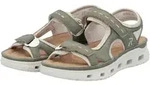 Sandale RIEKER SPORT "Outdoorsandale", Damen, Gr. 42, gr&uuml;n (schilf, creme),